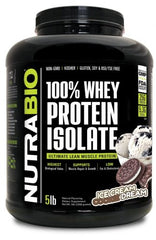 אבקת חלבון איזולט | Nutrabio Whey Protein Isolate Ice Cream Cookie Dream