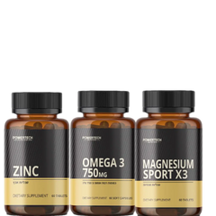חבילה zinc+ omega3+ magnesium sport x3