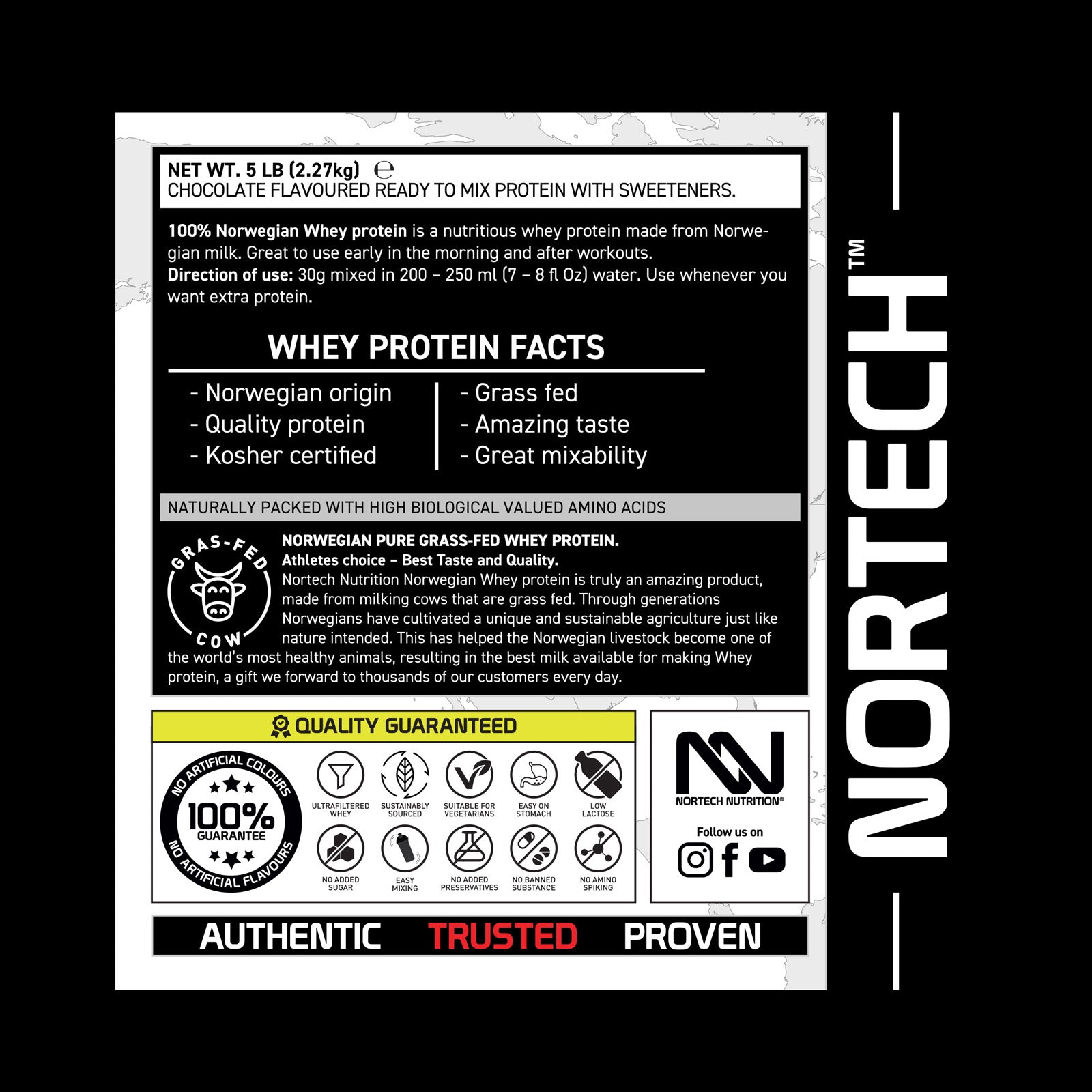 norwegian whey protein 700g