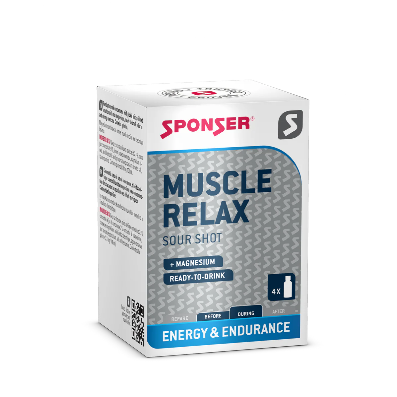 מרפה שרירים Muscle Relax מבית Sponser - במארז 4 בקבוקים של 30 מ''ל - סה''כ 120 מ''ל