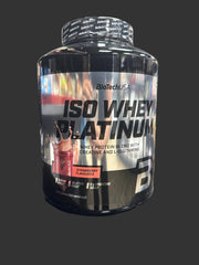 BioTechUSA Iso Whey Platinum - אבקת חלבון איסולט מועשרת בקריאטין וגלוטמין