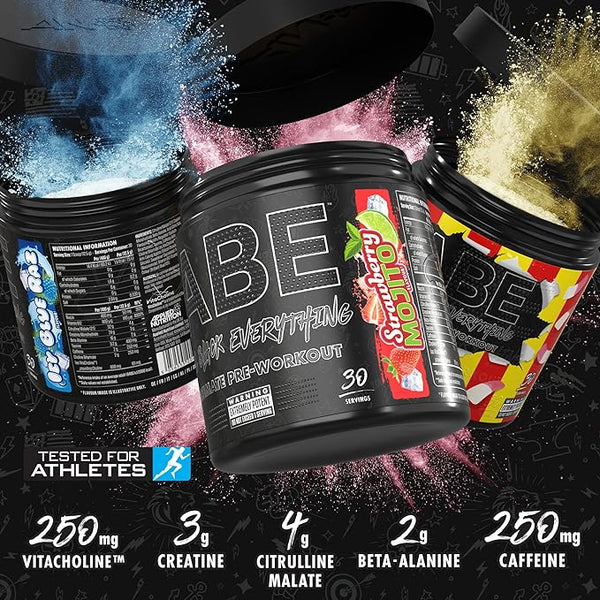 ABE ALL BLACK EVERYTHING - EXTREMELY POTENT PRE-WORKOUT POWDER