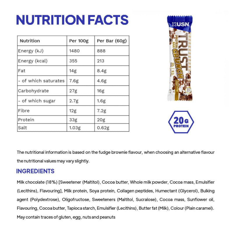 USN Trust Crunch Protein Bar